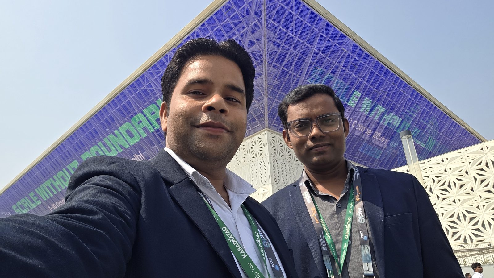 Arrival at Yashobhoomi on day 2 of IMC.
