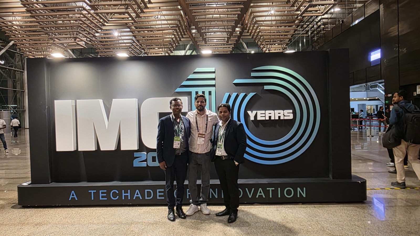 The IMC decade wall at the end of day 2.