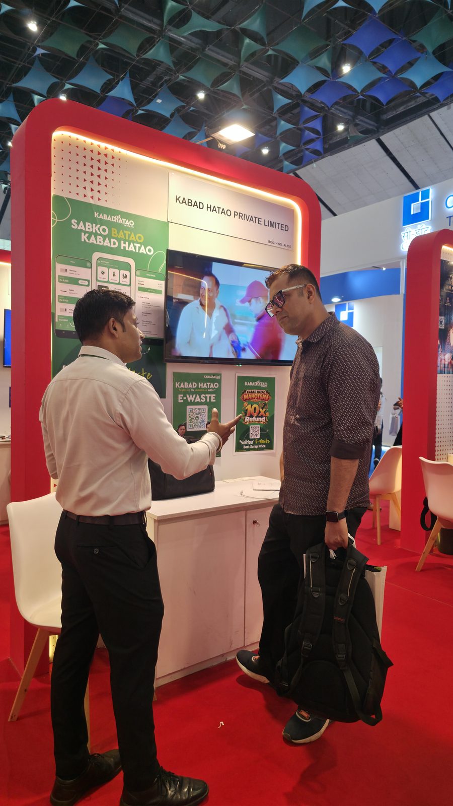 A client stopped at the stall on 9 October.